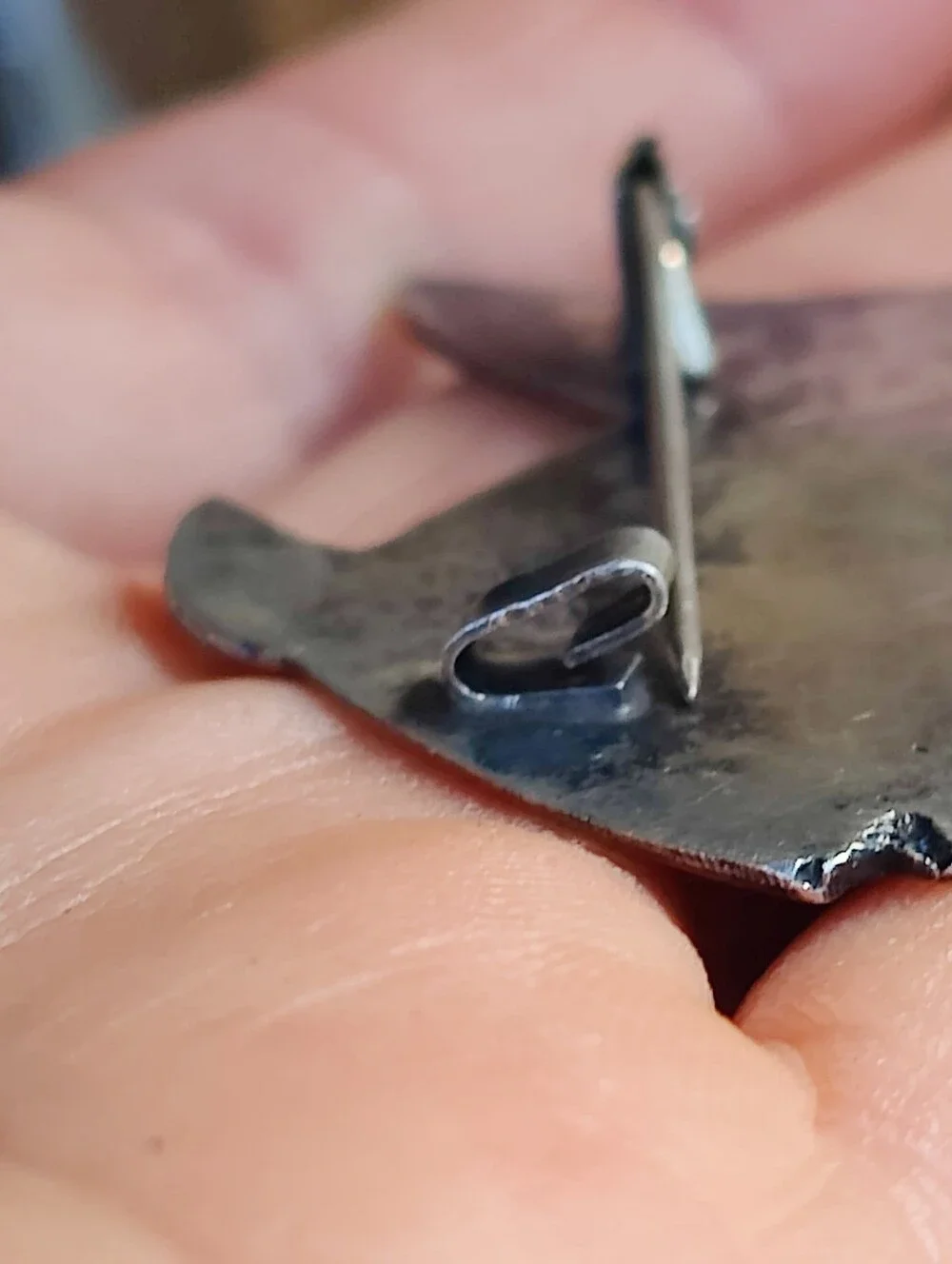 🐠 Vintage Sterling Artisan Made Fish Brooch